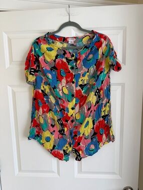 Urban Outfitters Cooperative Floral Top Size 6